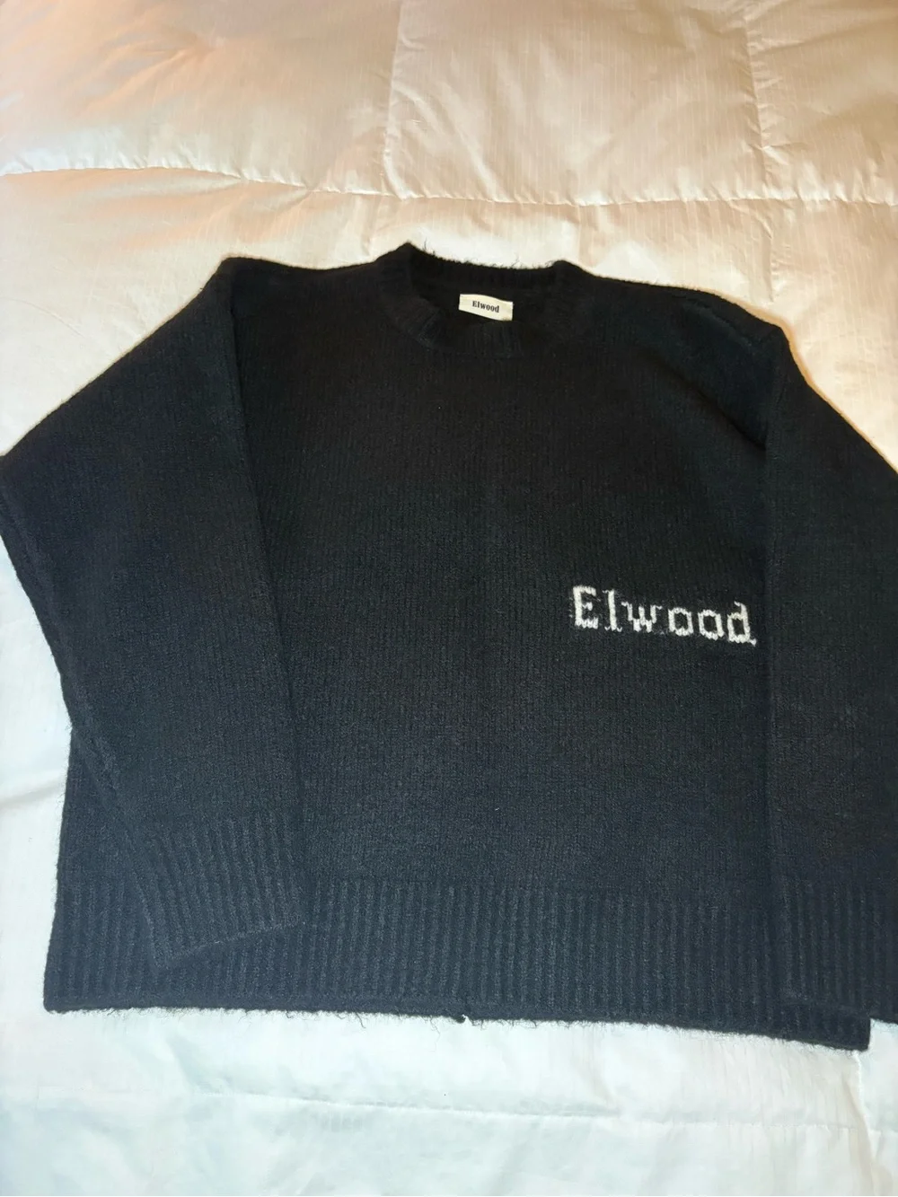 Elwood Knit Crewneck Black size S